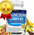 Toplux Magnesium Complex 8 Elemental Magnesium Supplement 1000mg Glycinate, Citrate, Malate, Taurate