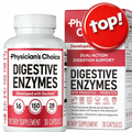 Physician's Choice Digestive Enzymes, Digestive & Gut Health, Bloating & Meal Time Discomfort, Men and Women, 30 Count