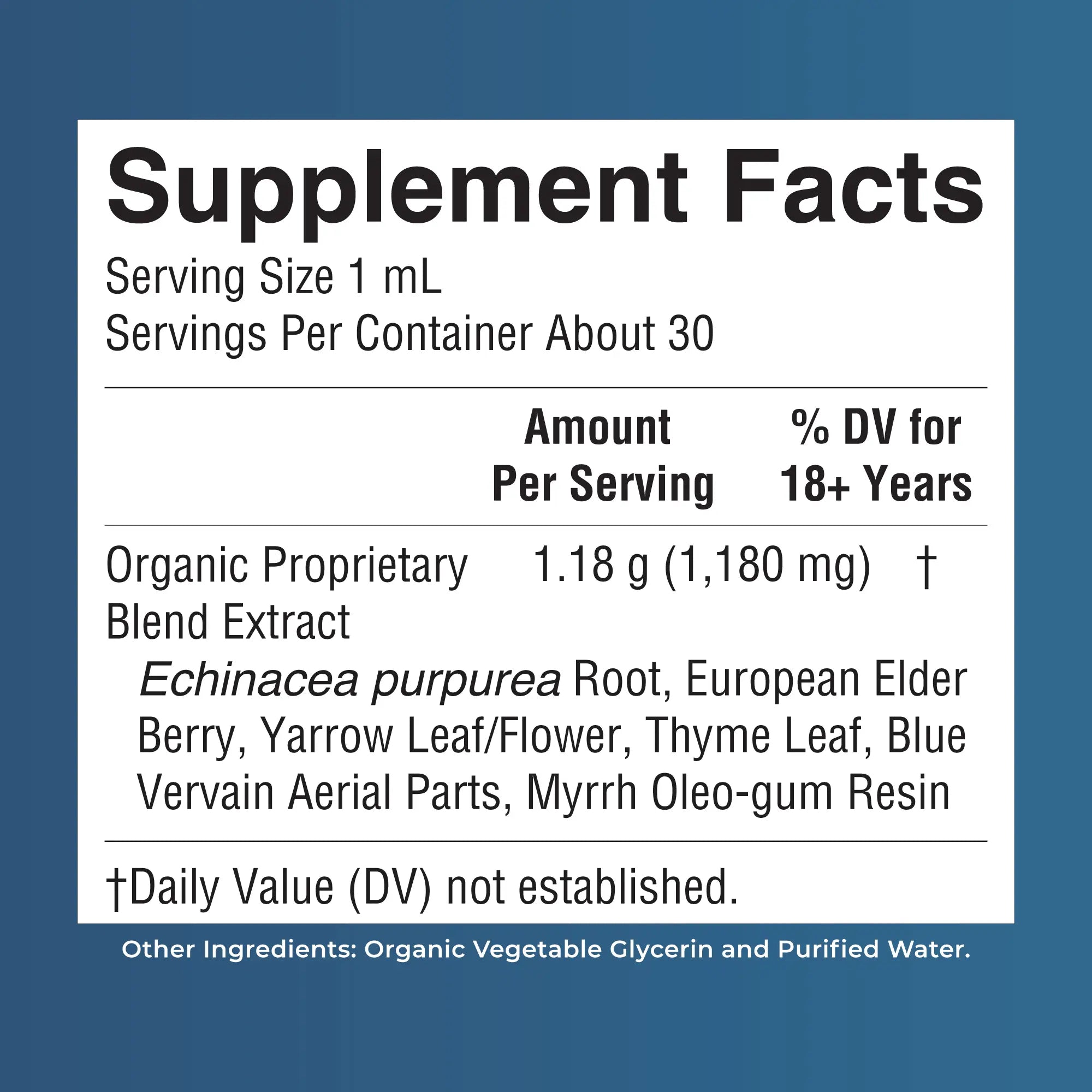 MaryRuth's Lymphatic Support Herbal Blend Liquid Drops - USDA Organic - Echinacea & Elderberry - Blue Vervain - Vegan - 30 Servings