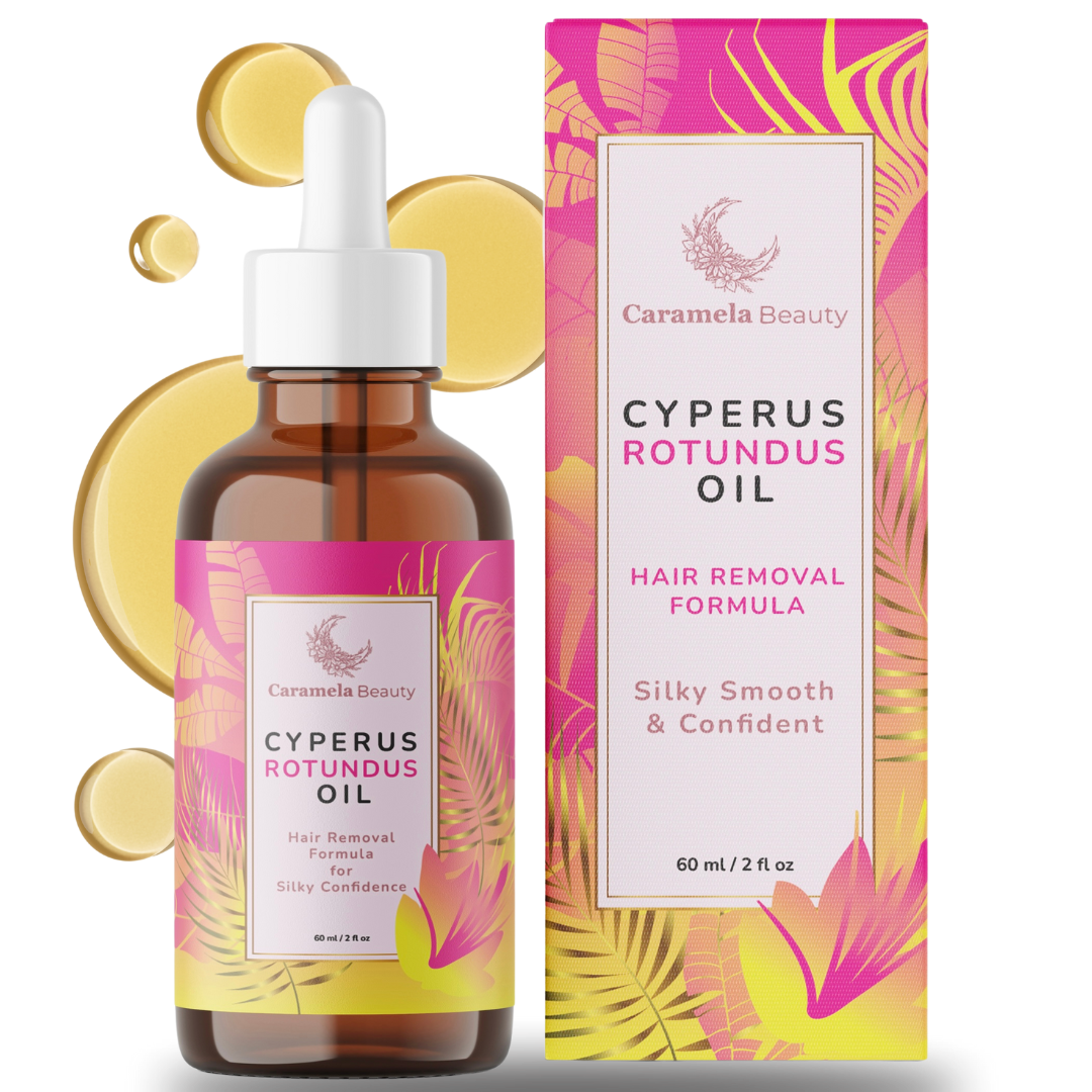 Caramela Beauty Cyperus Rotundus Oil for Natural Permanent Hair Reduction-Shop