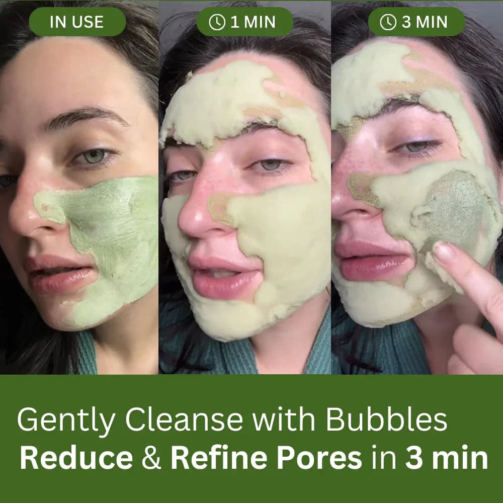 P.CALM Holy Basil Bubble Deep Mask – Holy Basil & Carbonated Water for Cleansing-Shop